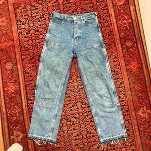 Jesse Kamm Sz 8 cowboy denim utilities